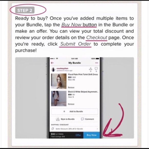 Step by Step Guide on How to Bundle on Poshmark… - Picture 3 of 4